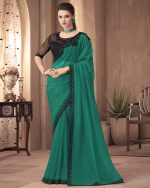 Embrace Ethereal Elegance Georgette Silk Saree And Unstitched Blouse
