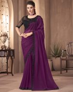 Embrace Ethereal Elegance Georgette Silk Saree And Unstitched Blouse