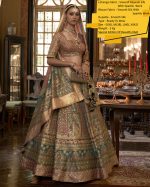 Designer Banarasi Bridal Lehenga Stitched In Smooth Rajwadi Silk With Weaving & Embroidery Work Embrace Elegance And Make A Statement