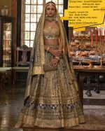 Designer Banarasi Bridal Lehenga Stitched In Smooth Rajwadi Silk With Weaving & Embroidery Work Embrace Elegance And Make A Statement