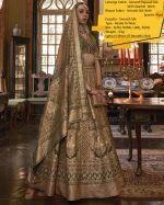 Designer Banarasi Bridal Lehenga Stitched In Smooth Rajwadi Silk With Weaving & Embroidery Work Embrace Elegance And Make A Statement