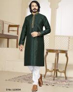 Readymade Jacquard Silk Men's Wear Kurta With Pyjama