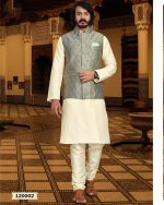Men's Pure Art Silk Kurta With Pyjama And Stylish Jacket A Perfect Blend Of Tradition And Contemporary Fashion