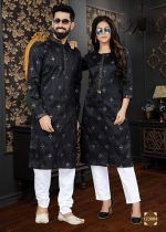 Present A Couple Combo Of Kurta With Payjama And Kurti With Pants