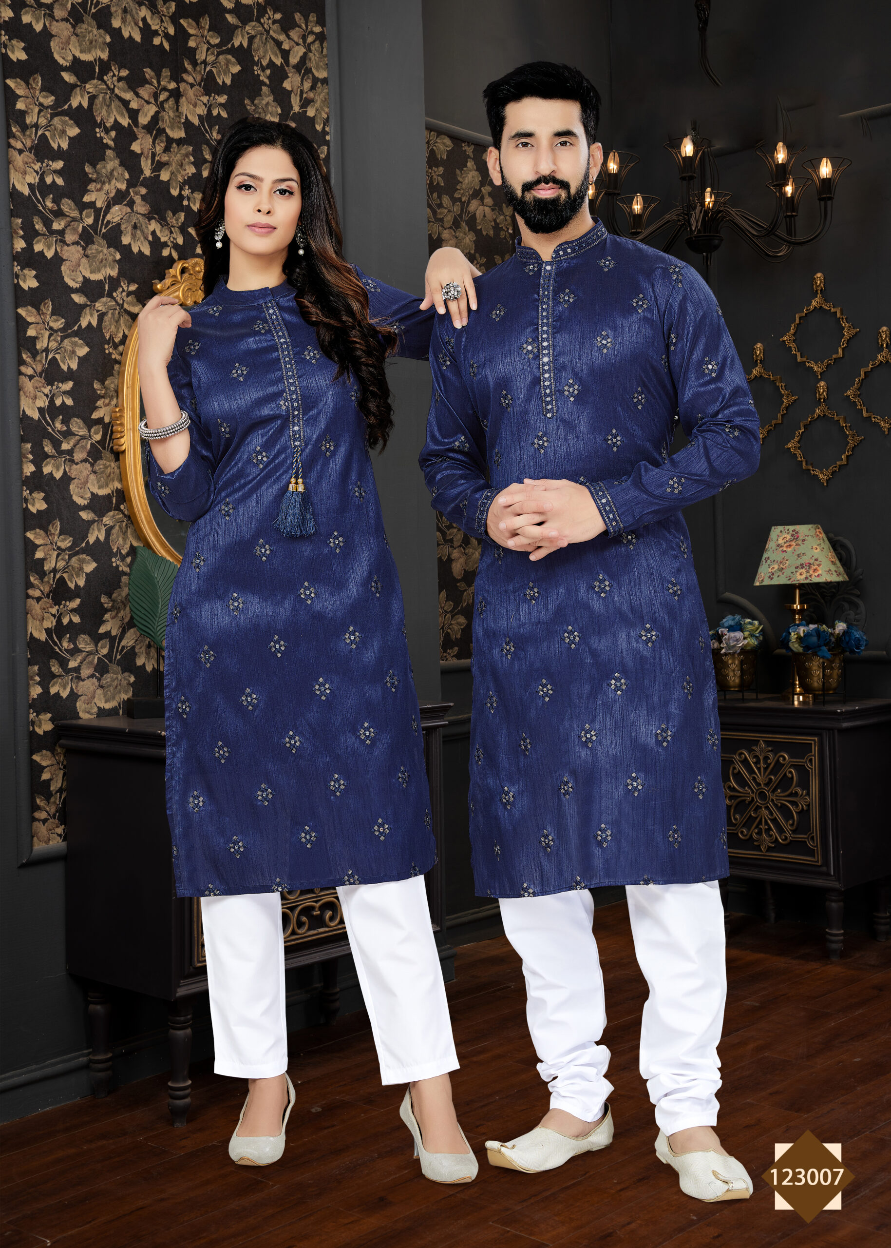 Present A Couple Combo Of Kurta With Payjama And Kurti With Pants