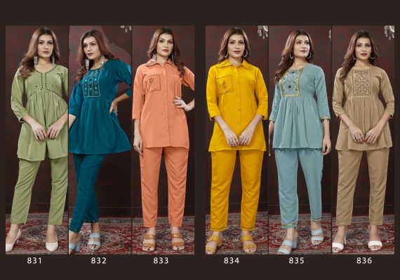 Ethnicrang Women's Cotton Stitched Printed Partywear Cord Set