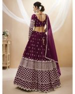 Create Your Dream Lehenga Semi-stitched Georgette Lehenga Fabric Georgette Choli And Georgette Dupatta Embellished With Sequin Embroidery