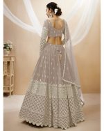 Create Your Dream Lehenga Semi-stitched Georgette Lehenga Fabric Georgette Choli And Georgette Dupatta Embellished With Sequin Embroidery