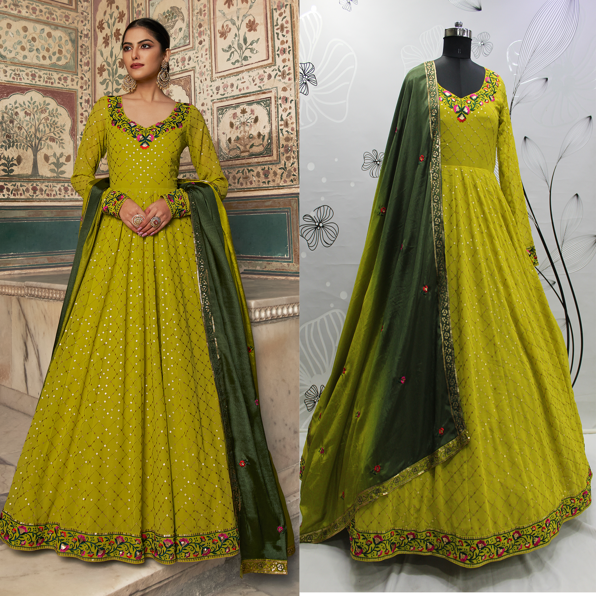 Buy Readymade Georgette Lehenga Blouse Design For Women