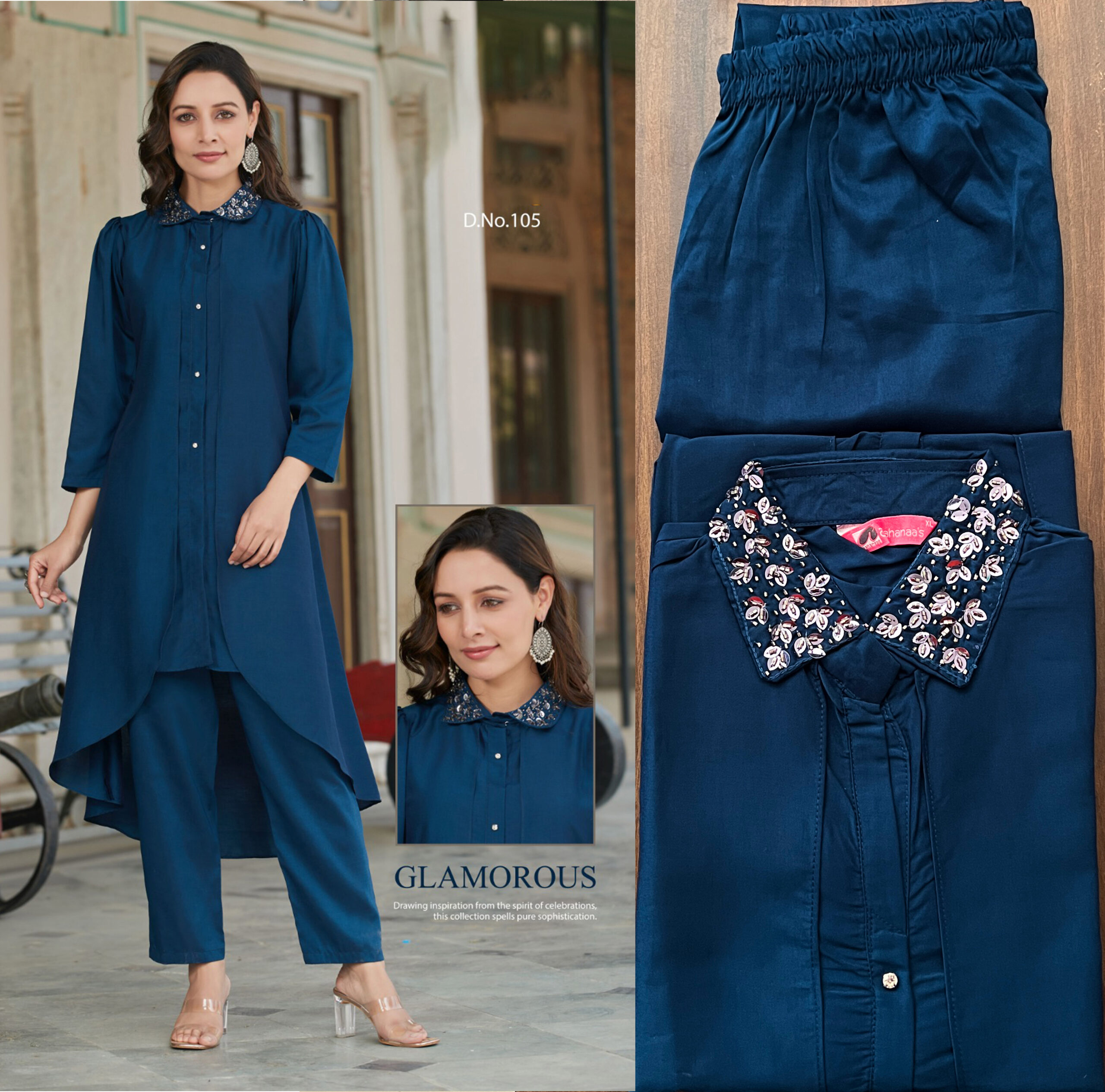 Penelope Present Readymade Gajji Silk Cord-Sets