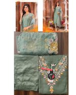 Anju Fabric Present Shenai Vol 6 Pure Dola Silk Kurti Pent & Dupatta