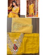 Anju Fabric Present Shenai Vol 6 Pure Dola Silk Kurti Pent & Dupatta