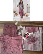 Ethnicrang Women's Natural Crepe Digital Printed Party Wear 2Pcs & 3pcs Fancy Kurti Pent With Dupatta