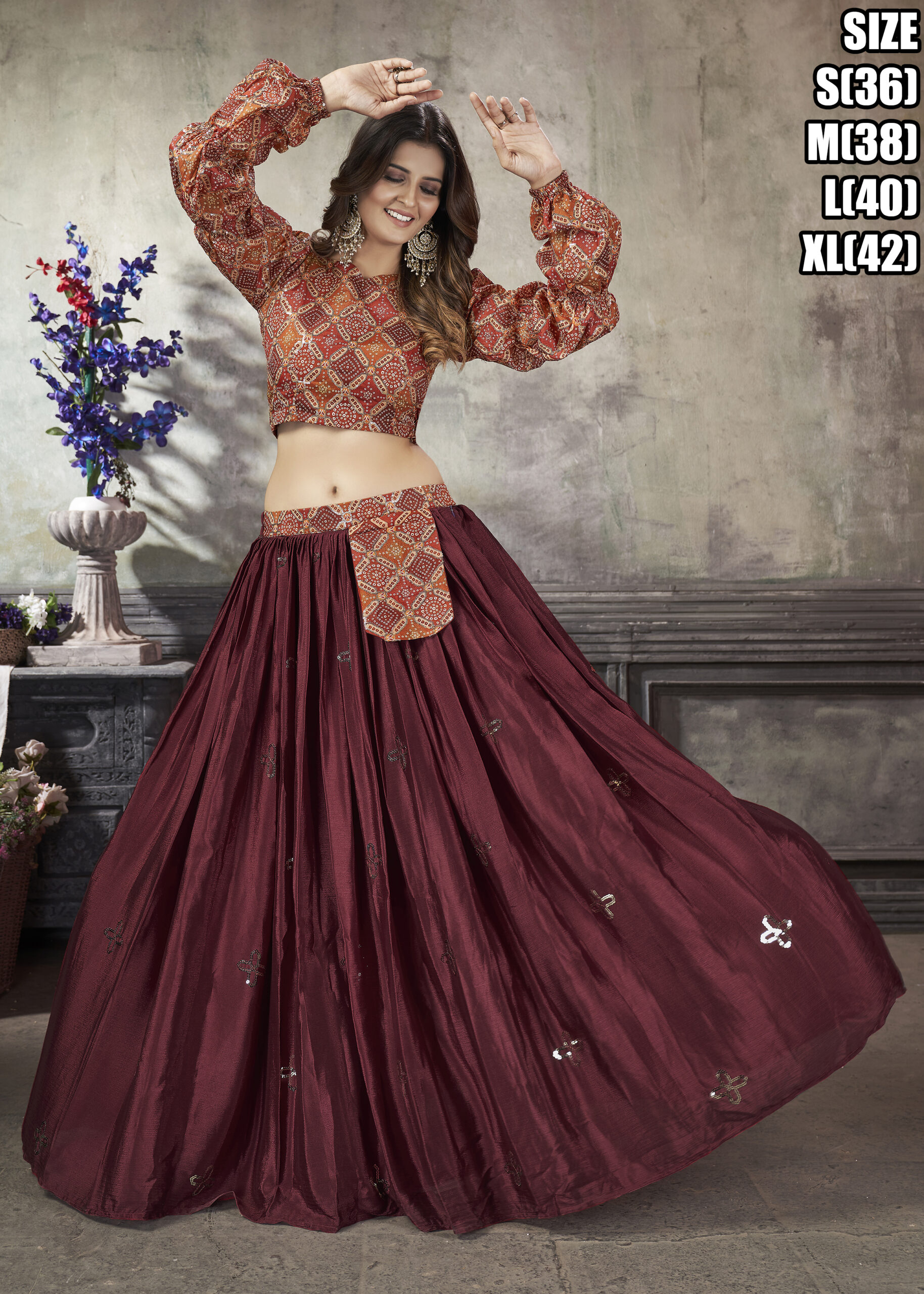 Exclusive Wedding Wear Readymade Croptop & Skirt Collection