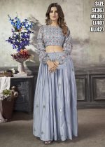 Exclusive Wedding Wear Readymade Croptop & Skirt Collection