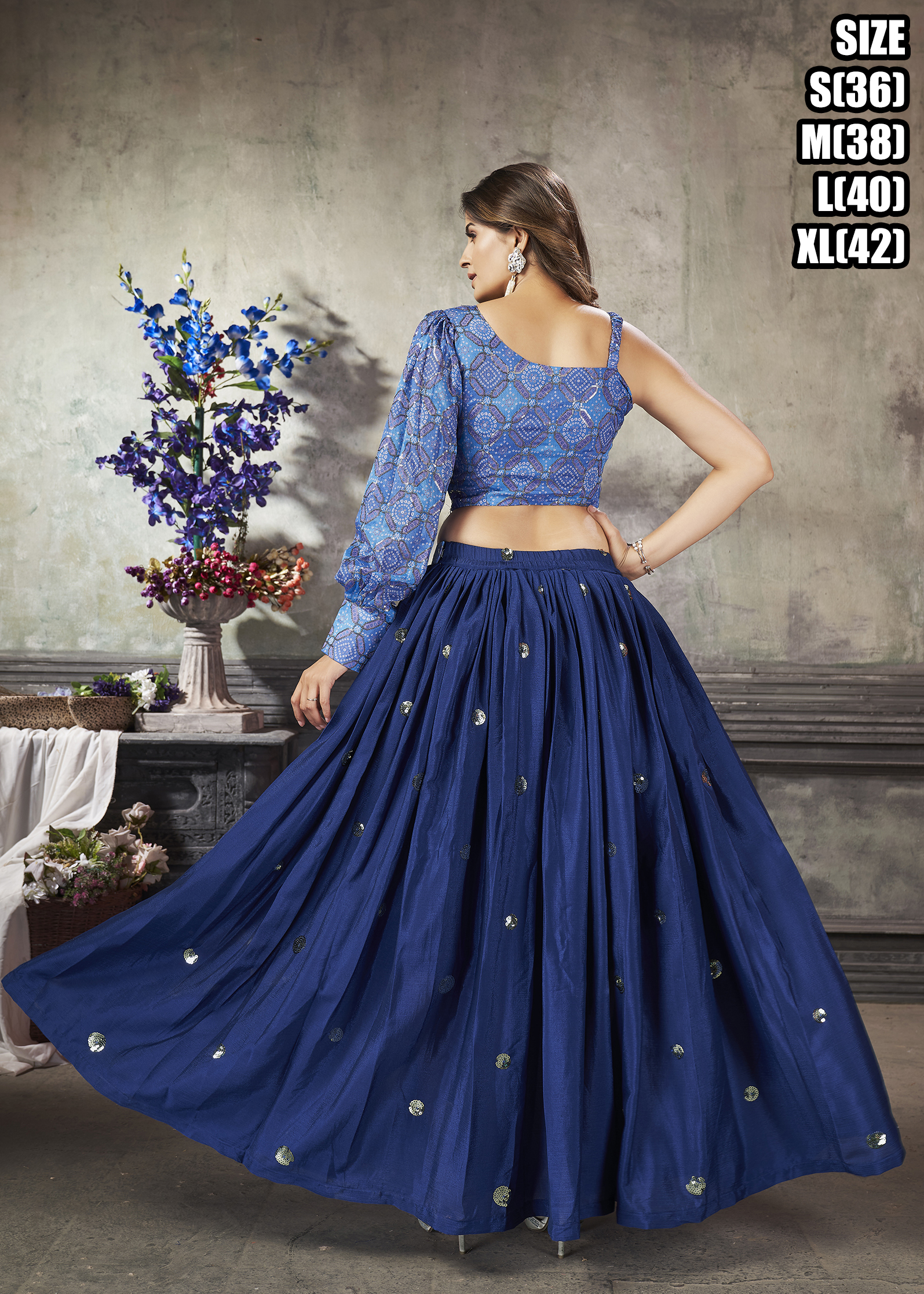 Exclusive Wedding Wear Readymade Croptop & Skirt Collection