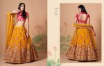 Glamorous Mirror Work Net Wedding Wear Lehenga Choli