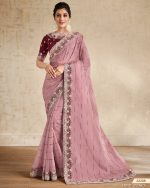 ELEVATE YOUR PARTY LOOK: DISCOVER EXQUISITE NEW DESIGNER SAREES WITH STUNNING EMBROIDERY BLOUSE