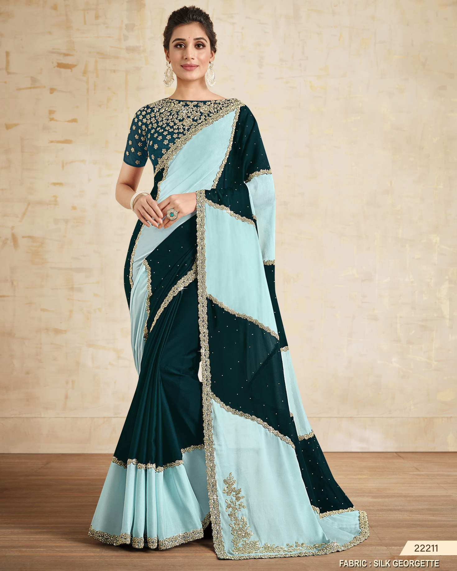 ELEVATE YOUR PARTY LOOK: DISCOVER EXQUISITE NEW DESIGNER SAREES WITH STUNNING EMBROIDERY BLOUSE