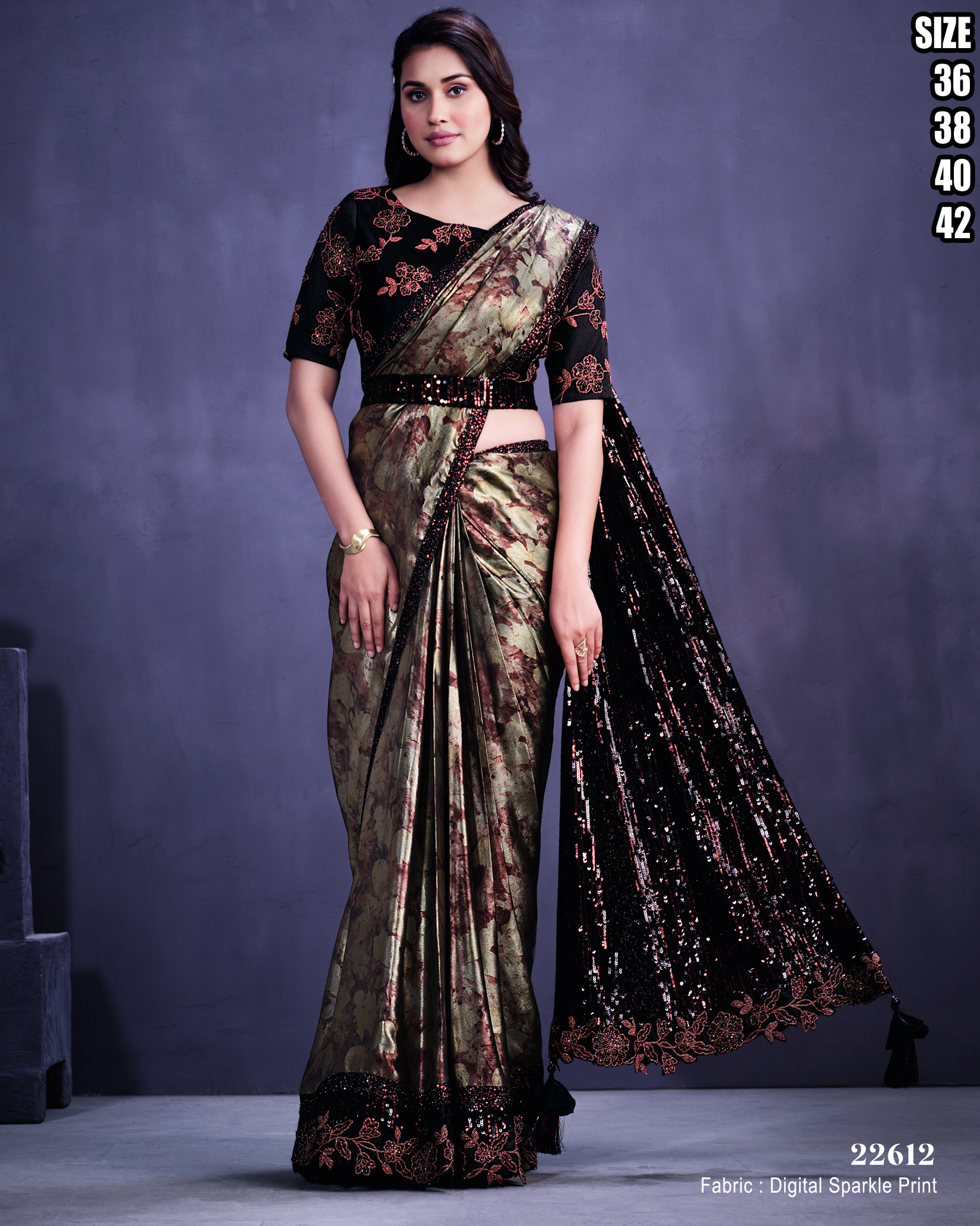 Ready To Wear Designer Saree With Handwork Blouse Collection