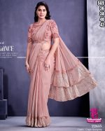 Ready To Wear Designer Saree With Handwork Blouse Collection