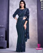 Ready To Wear Designer Saree With Handwork Blouse Collection