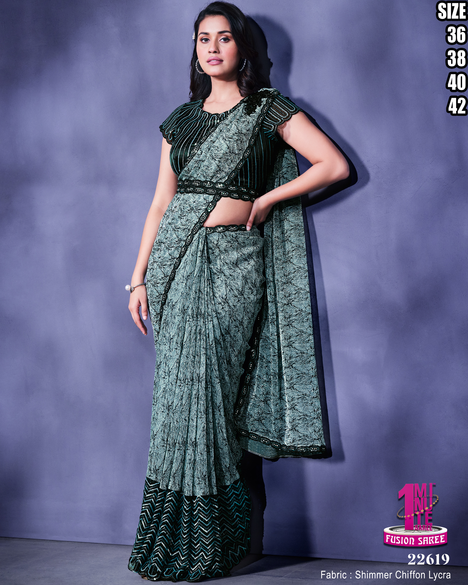 Ready To Wear Designer Saree With Handwork Blouse Collection