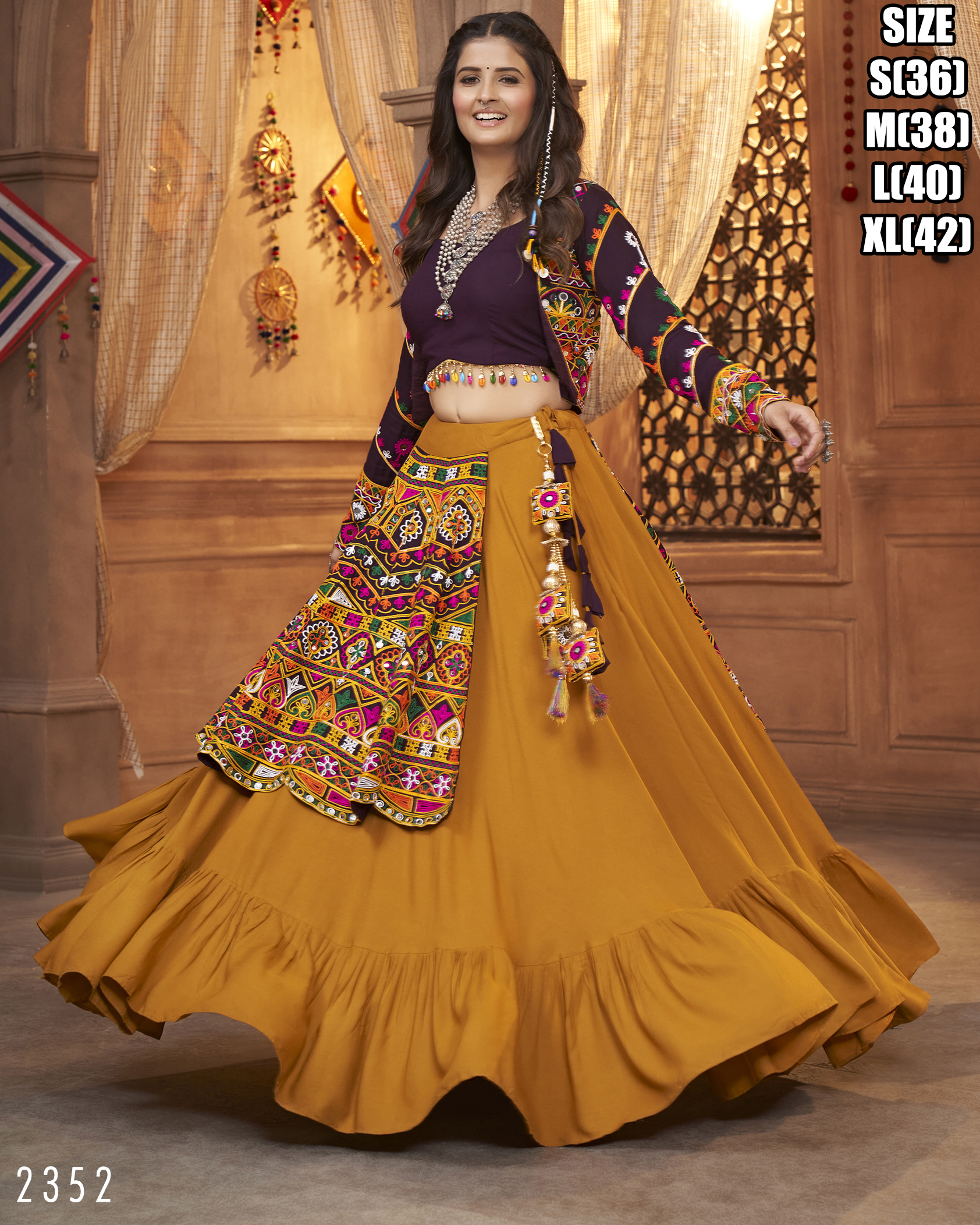 Ready To Wear Latest Chaniya Choli Design For Navratri Special Ghagra Choli For Dandiya