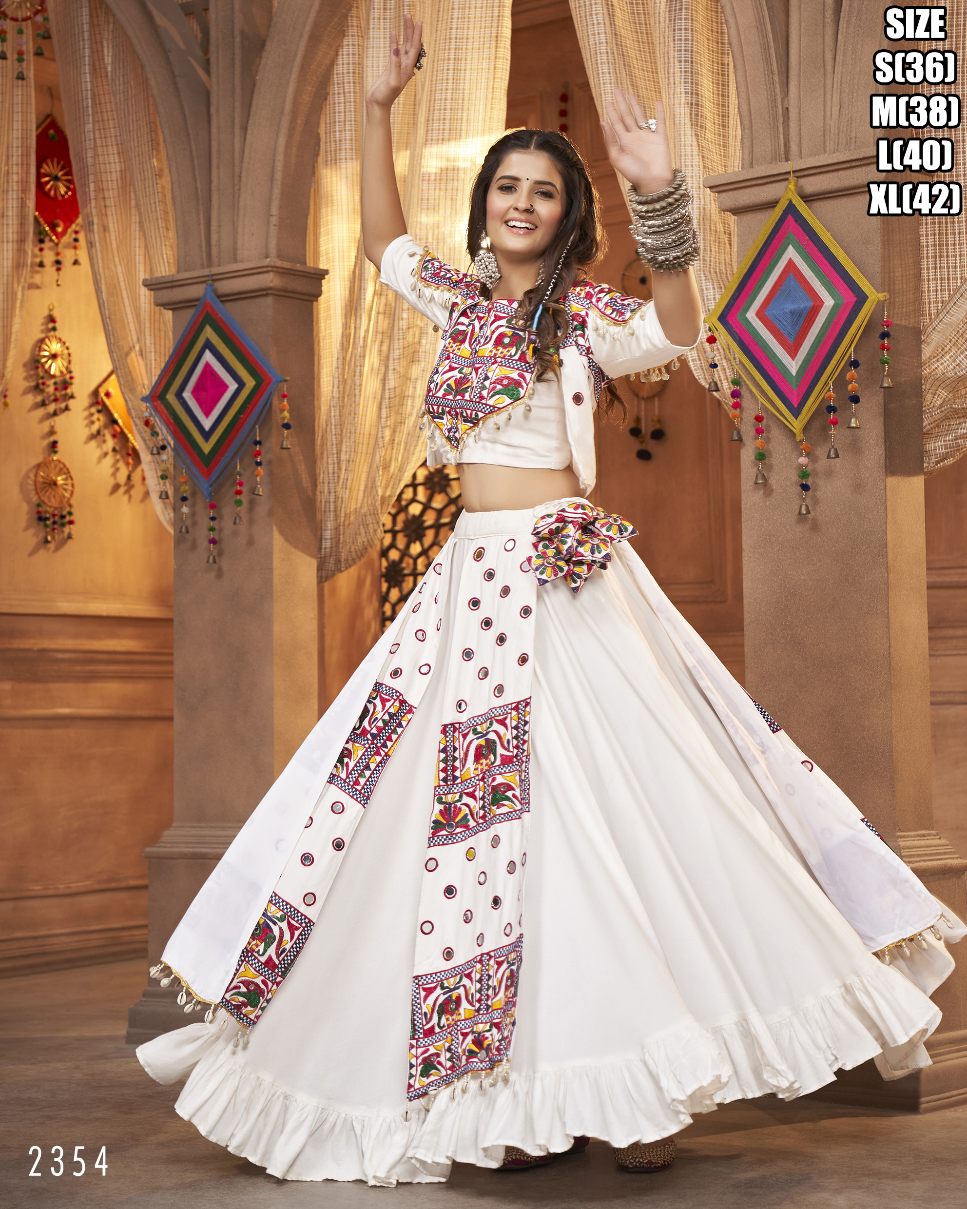 Ready To Wear Latest Chaniya Choli Design For Navratri Special Ghagra Choli For Dandiya