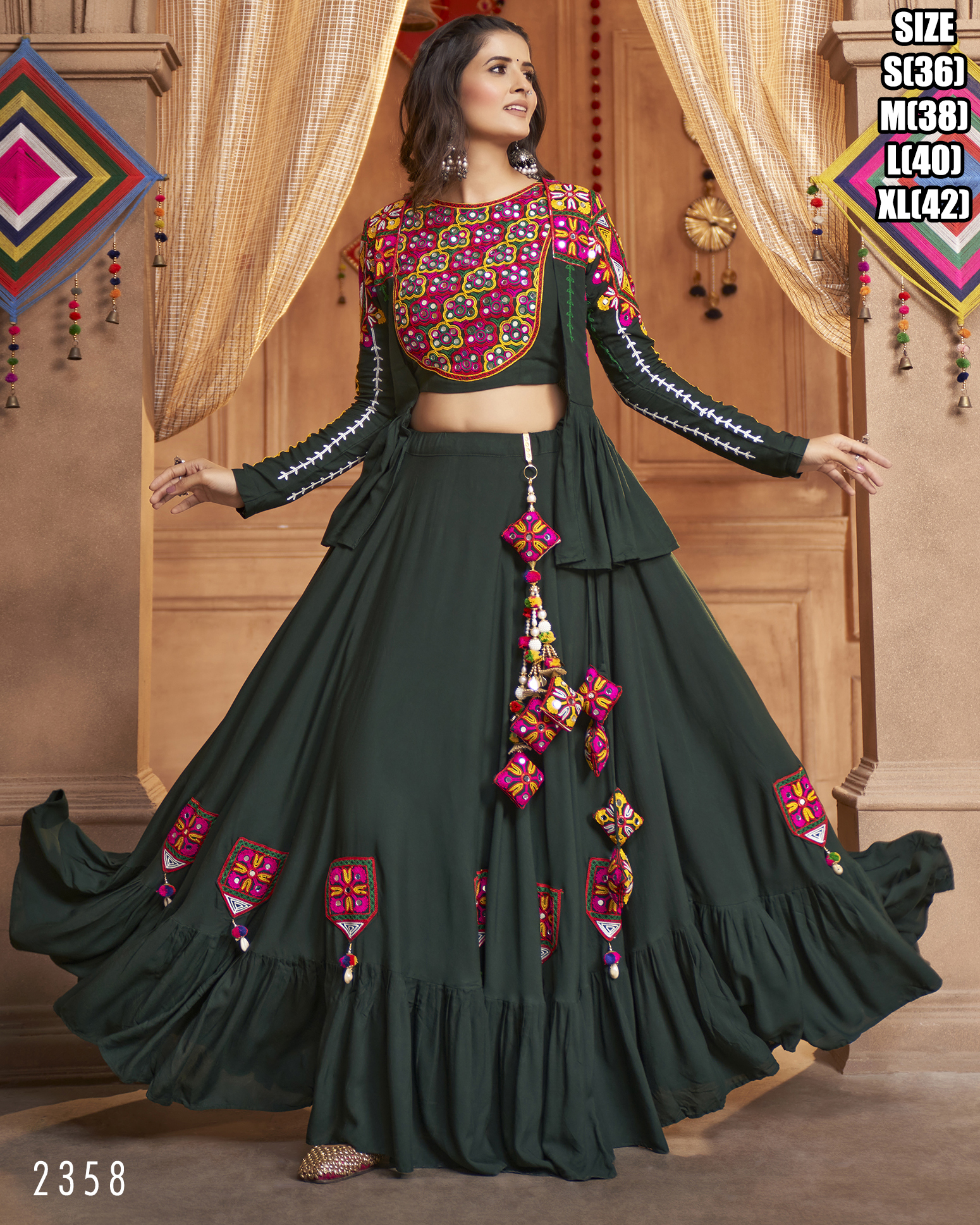 Ready To Wear Latest Chaniya Choli Design For Navratri Special Ghagra Choli For Dandiya