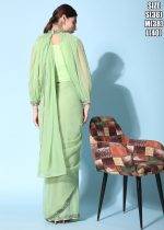 Ready To Wear Saree In Fancy Pure Fabric Readymade