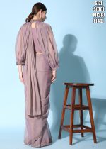 Ready To Wear Saree In Fancy Pure Fabric Readymade