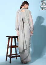 Ready To Wear Saree In Fancy Pure Fabric Readymade