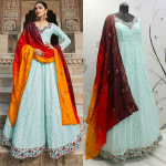 Buy Readymade Georgette Lehenga Blouse Design For Women