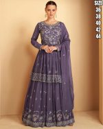 Gulkayra Designer Present Stitched Real Georgette Top With Bottom With Dupatta
