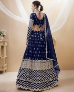 Create Your Dream Lehenga Semi-stitched Georgette Lehenga Fabric Georgette Choli And Georgette Dupatta Embellished With Sequin Embroidery