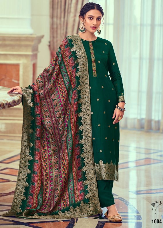 Lt Nitya Vol 187 Jacquard Semi Stitched Salwar Suit Catalog