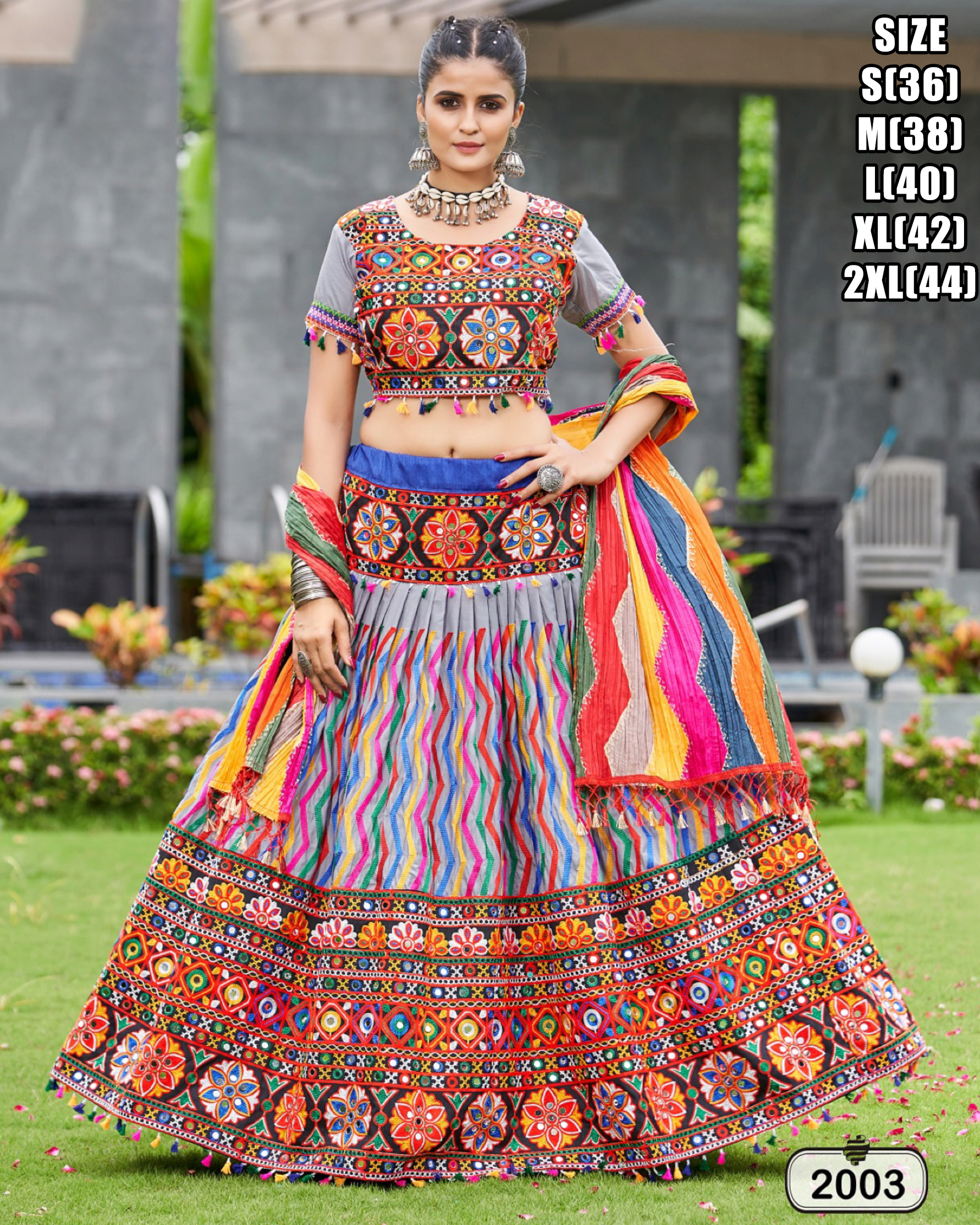 Designer Stitched New Style Chaniya Choli For Navratri