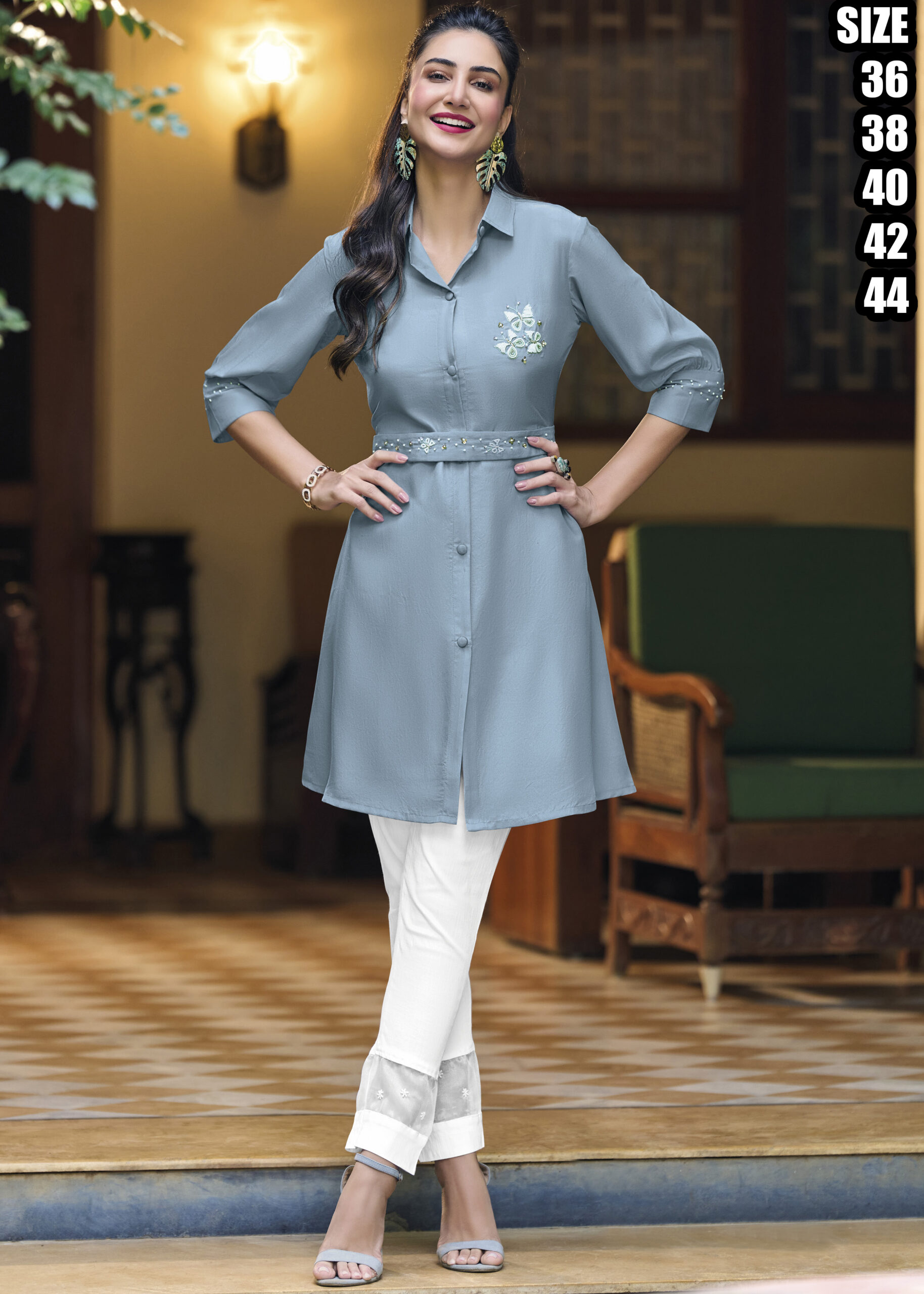 Zaveri Present Misti Readymade Chinnon Cord-Sets.