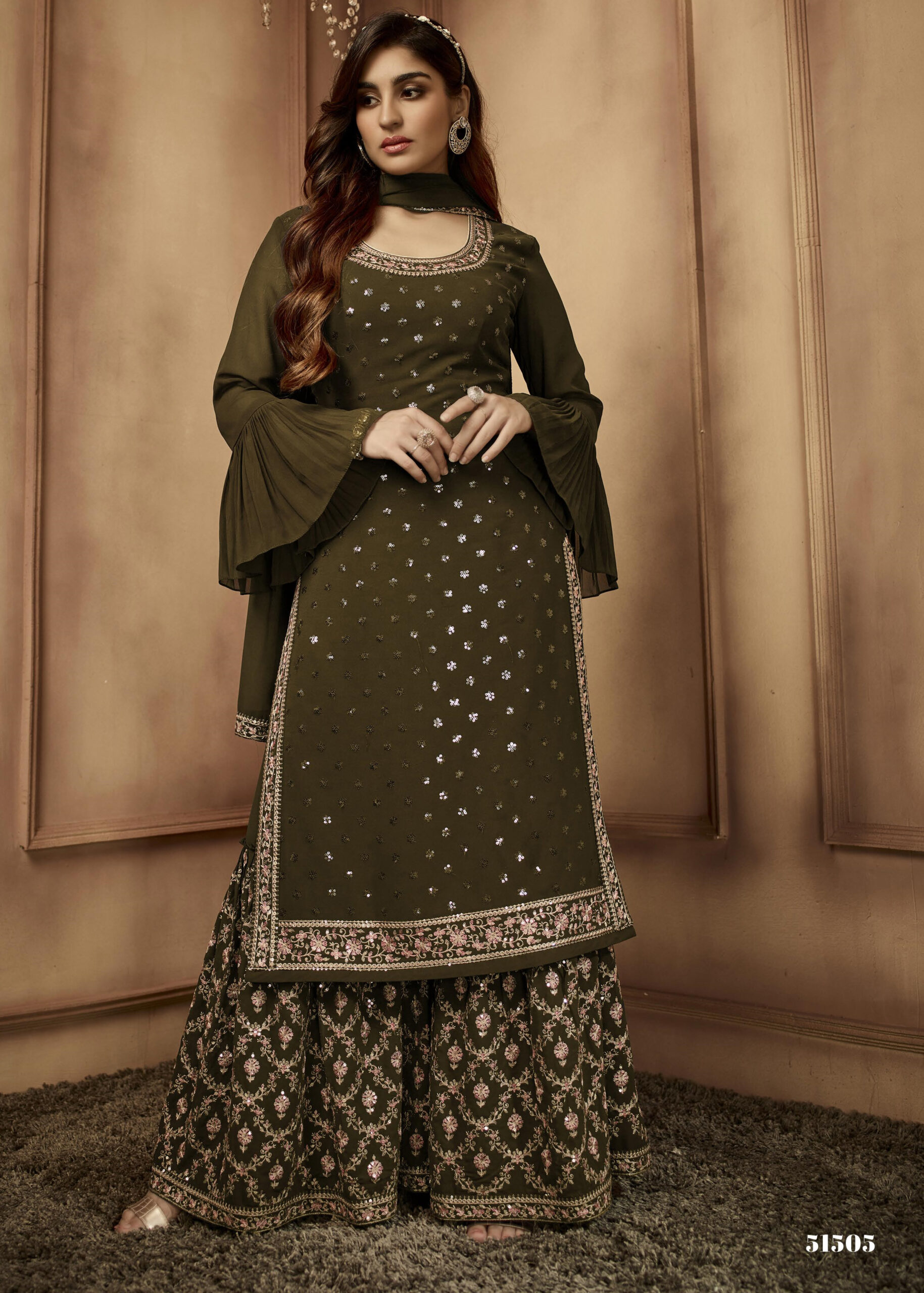 Presenting Real Georgette Designer Ready To Wear Salwar Kameez Collection