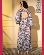 Unleash Your Style With Our Exquisite Platinum Crepe Printed Designer Cord Set Top & Bottom - Full Stitched For Effortless Elegance