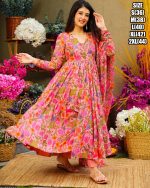 Women's Soft Mulsin Digital Floral Print Long Sleeve Spring Maxi Dress | Maxi Dresses For Women Long Dresses For Women Maxi Dress With Sleeves Floral Dresses For Women Maxi Sundresses For Women