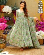 Women's Soft Mulsin Digital Floral Print Long Sleeve Spring Maxi Dress | Maxi Dresses For Women Long Dresses For Women Maxi Dress With Sleeves Floral Dresses For Women Maxi Sundresses For Women