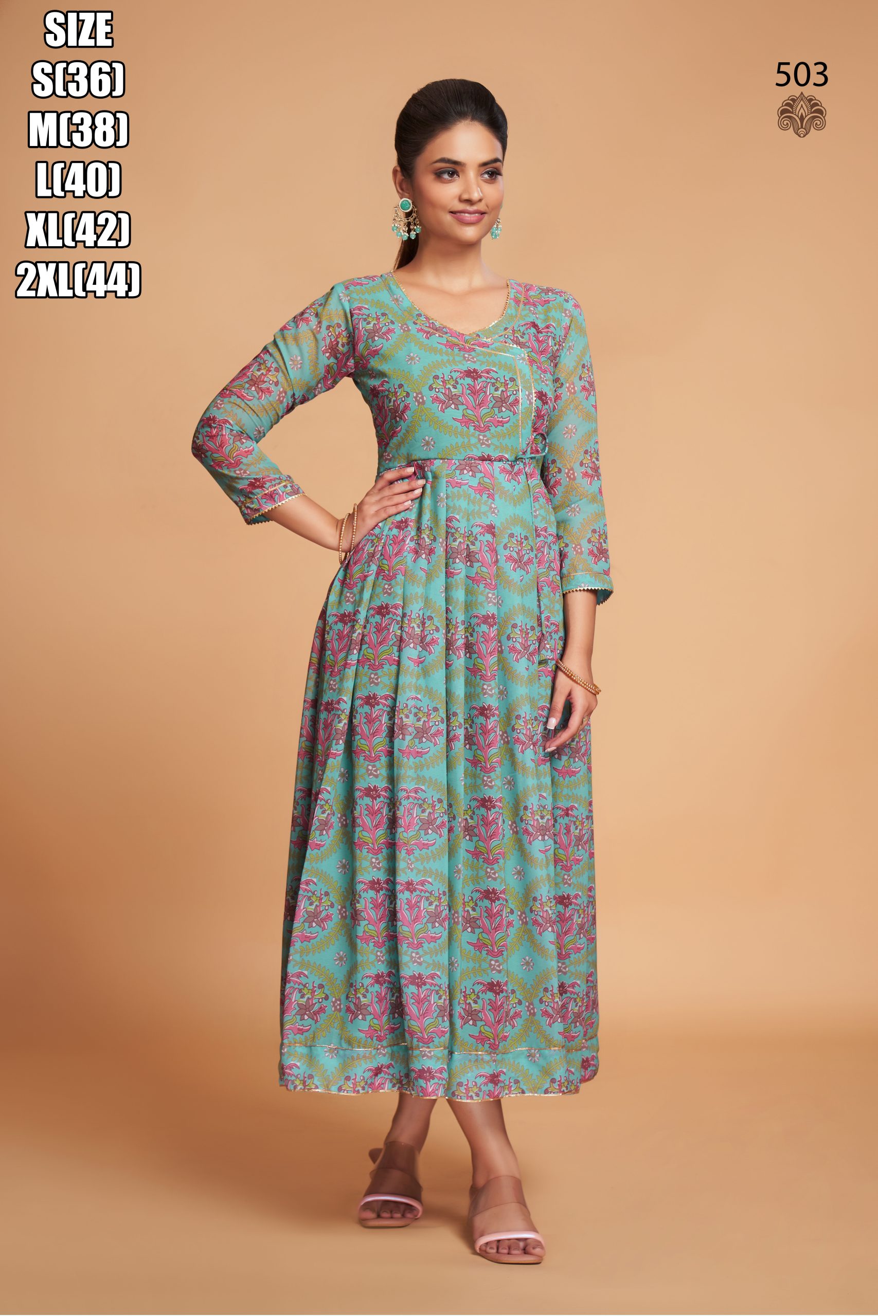 Presenting Casual Wear Printed Stitched Kurti