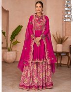 Sayuri Occasion Gold Designer Stitched Wedding Wear Sharara Pair Catalog