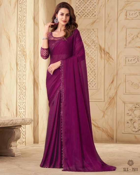 Chic & Glamorous Unveil The Allure Of Designer Partywear Sarees