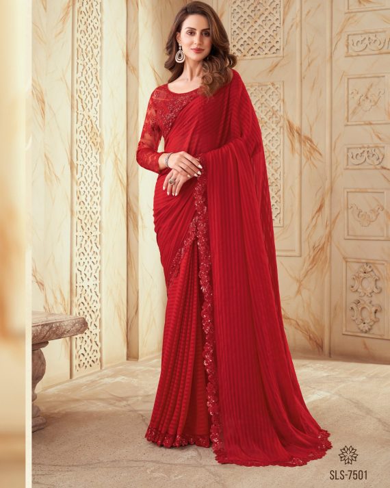 Chic & Glamorous Unveil The Allure Of Designer Partywear Sarees