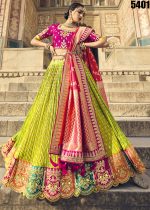 Banarasi Silk Traditional Woven Semi Stitched Lehenga