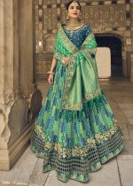 Banarasi Silk Traditional Woven Semi Stitched Lehenga