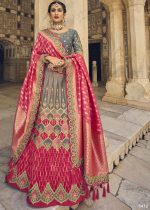 Banarasi Silk Traditional Woven Semi Stitched Lehenga